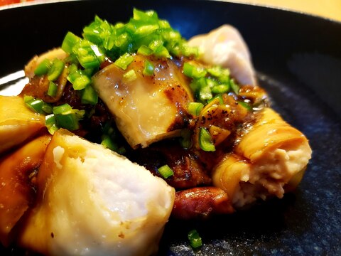 秋鮭白子のグリル(ガーリックバター醤油)